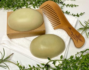 Damaged Hair Goat Milk Shampoo Bar: Natural Moisturizing For Color-Treated Hair