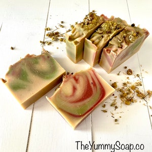 Miss Marguerite Goat Milk Soap, Natural Soap, Marjoram Sweet Holistic Soap, Goat Milk Soap, Healthy Soap, Dry Skin Soap, Floral Soap Bar