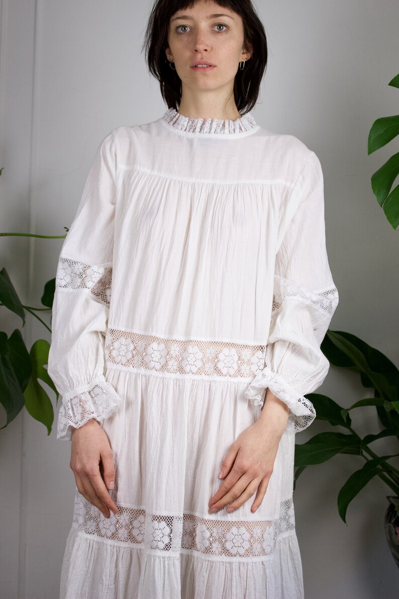 60s Gauze Wedding Gown