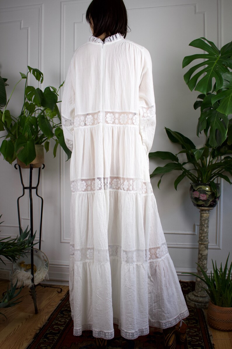 60s Gauze Wedding Gown