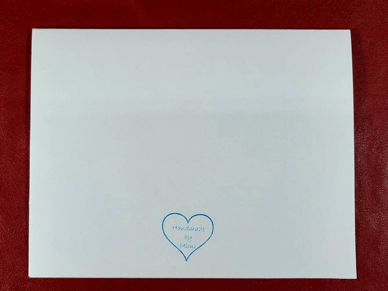 Handmade Sympathy Card Two Open Roses Hand stamped and alcohol markers