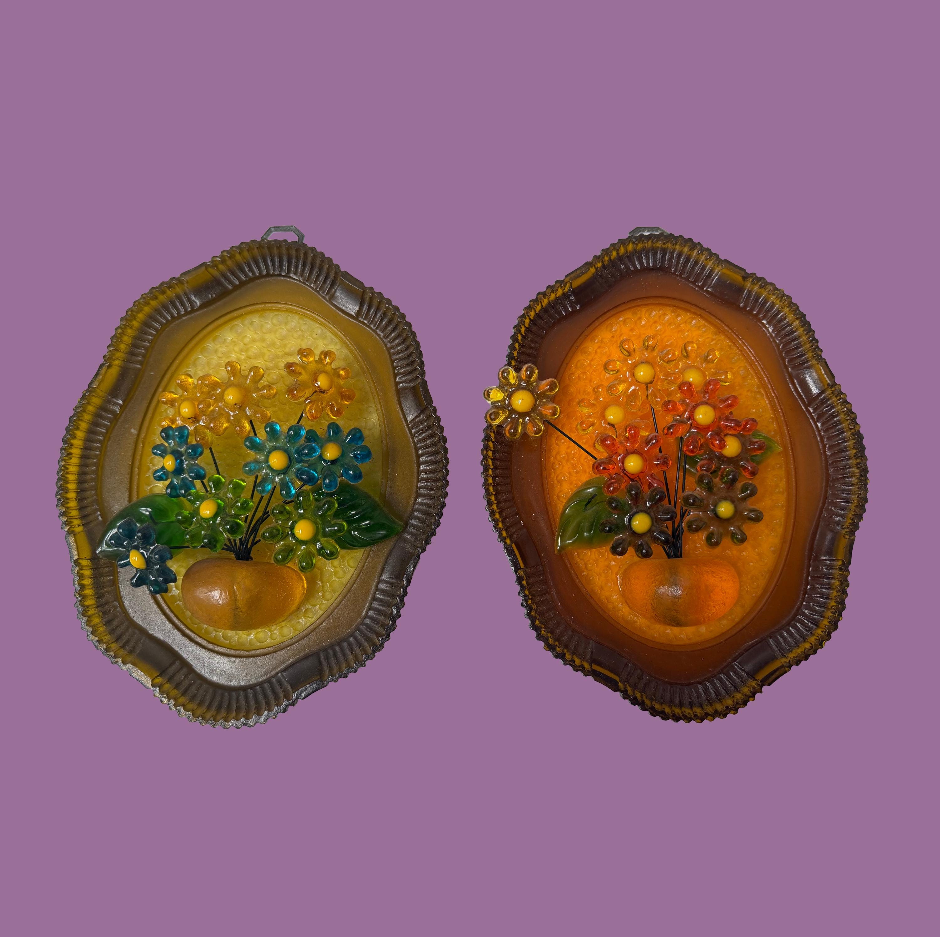 Vintage 60s 70s Lucite Flower - Etsy