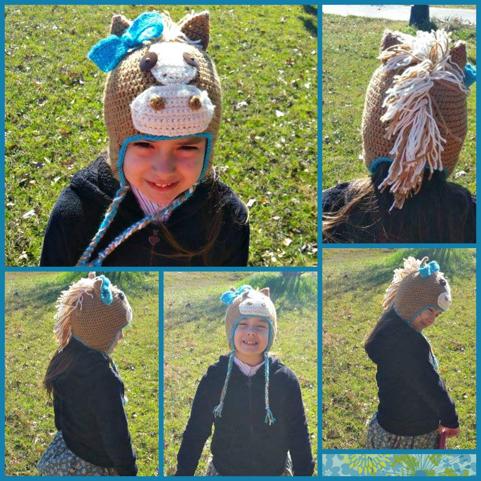 Custom Horse hat horse hat bow horse hat short hair horse Etsy