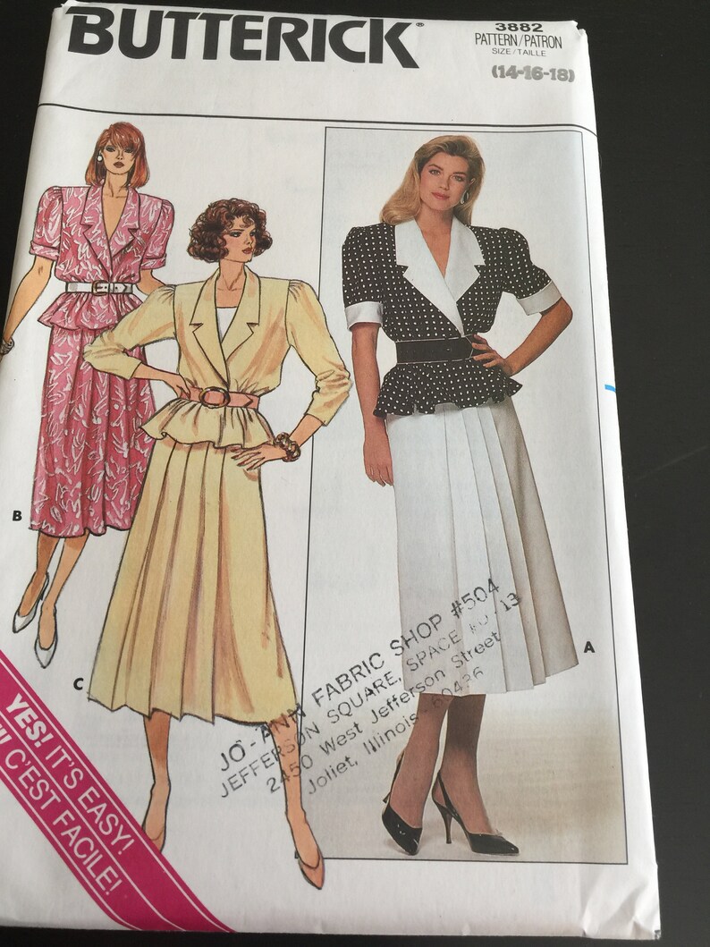 Butterick b6173 patrón-Misses Top /& túnica-Talle 6-22-Nuevo