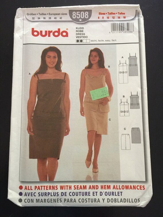 Dresses and Jacket-Easy by Burda 6760 Burda Sewing pattern