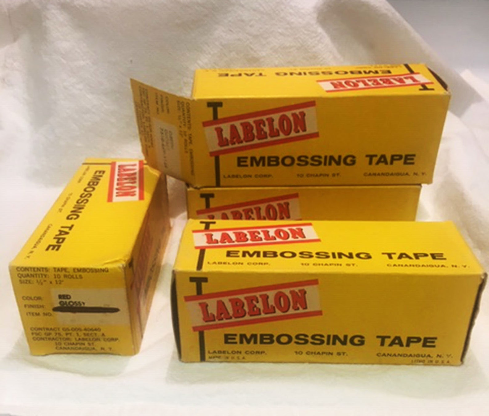 Vintage LABELON Embossing Tape Etsy