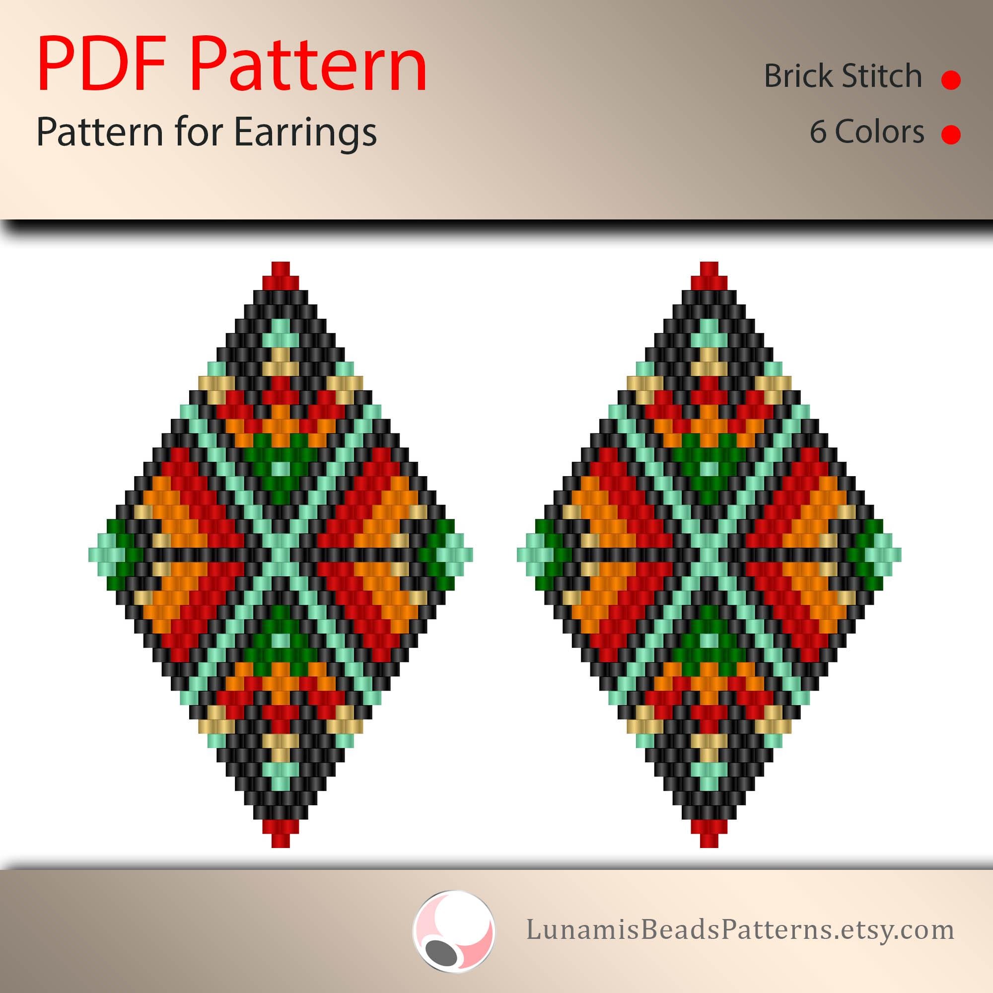 Brick stitch patterns discount