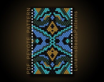 Peyote Pen Cover for G2 Pilot, Beading Wrap Design (PDF Pattern) #065PG2