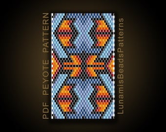 Peyote Pen Wrap Pattern for G2 Pilot Pen, Beading Design (PDF) #029PG2
