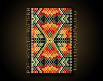 Peyote Pen Wrap Pattern for Pilot G2 Pen, Beading Design (PDF Download) #083PG2