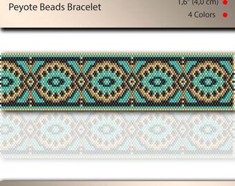 Peyote pattern for bead bracelet, odd count peyote, digital file pdf, #234P