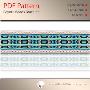 bead peyote bracelet pattern, odd count, peyote pattern, stitch pattern, pdf file, pdf pattern, #427P