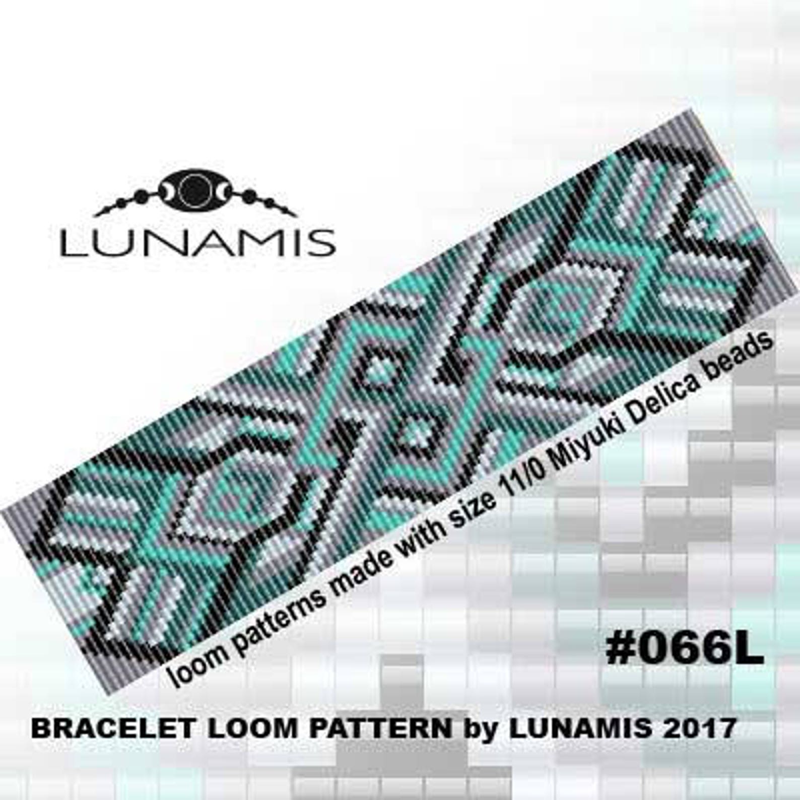 Loom Bracelet Pattern Loom Pattern Square Stitch Pattern Etsy