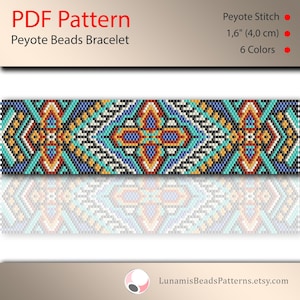 peyote bracelet pattern, odd count, peyote pattern, stitch pattern, pdf file, pdf pattern, #183P