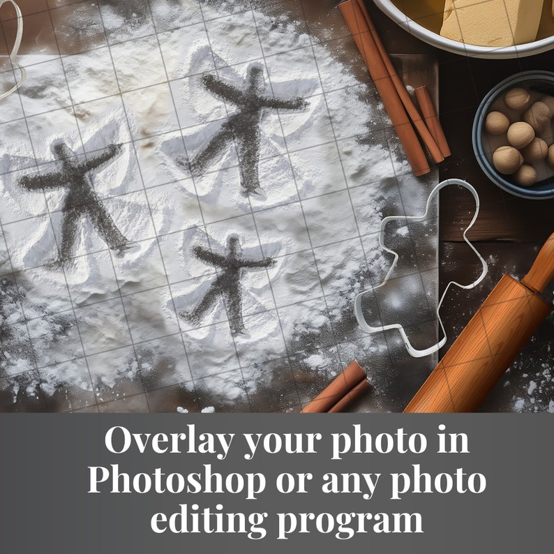 Flour Snow Angel, Holiday Cooking Photo, Snow Angel Cooking Photo ...