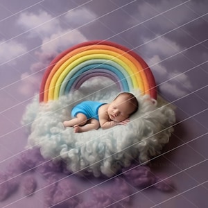 Newborn Photography, Rainbow baby, Newborn Digital Backdrop, newborn digital background, digital backdrop newborn, Rainbow baby backdrop