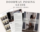 Boudoir Doorway Posing Guide for Photographers, Boudoir Photography Posing Guide, Digital Download Doorway Boudoir Posing Guide