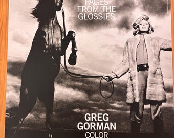 Poster for the Helmut Newton exhibition / Pages from the Glossies / Berlin 2015