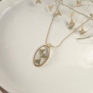 Löwenzahn Gepresste Blume Halskette für Frau, Wunsch Halskette, handgemachte Schmuck, botanische Terrarium Schmuck, einzigartige Geschenkideen für Frauen