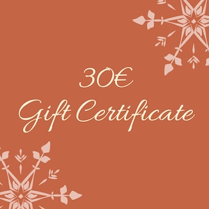 Certificado de regalo de Navidad, Vale, Tarjeta de regalo de joyería, Regalos para mujer, Regalo para hermana