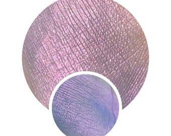 PHLEGETHON lavender violet blue Shimmer color shift pan shimmery sparkle metallic 26mm multichrome eyeshadow magic duo chrome vegan