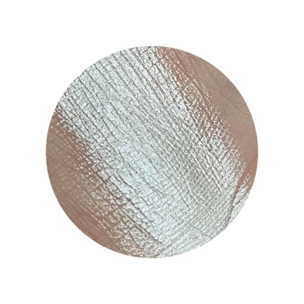 Prism highlight diamond white color shift 26mm pan duochrome shimmery metallic shimmer white vegan makeup eyeshadow