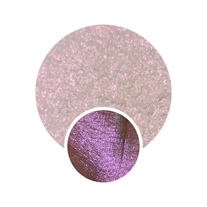 Folklore Collection 2.0 Iridescent Duochromes Fairy Circle shimmery neon red pink vegan sparkle pressed pan 26mm color shift