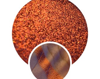 Acid Burn Multichrome chameleon pressed pan metallic copper red orange gold tone vegan shimmery sparkle pressed pan 26mm dupe magic