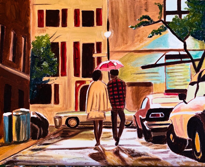 Black Love Art 16x20 Canvas Art Print