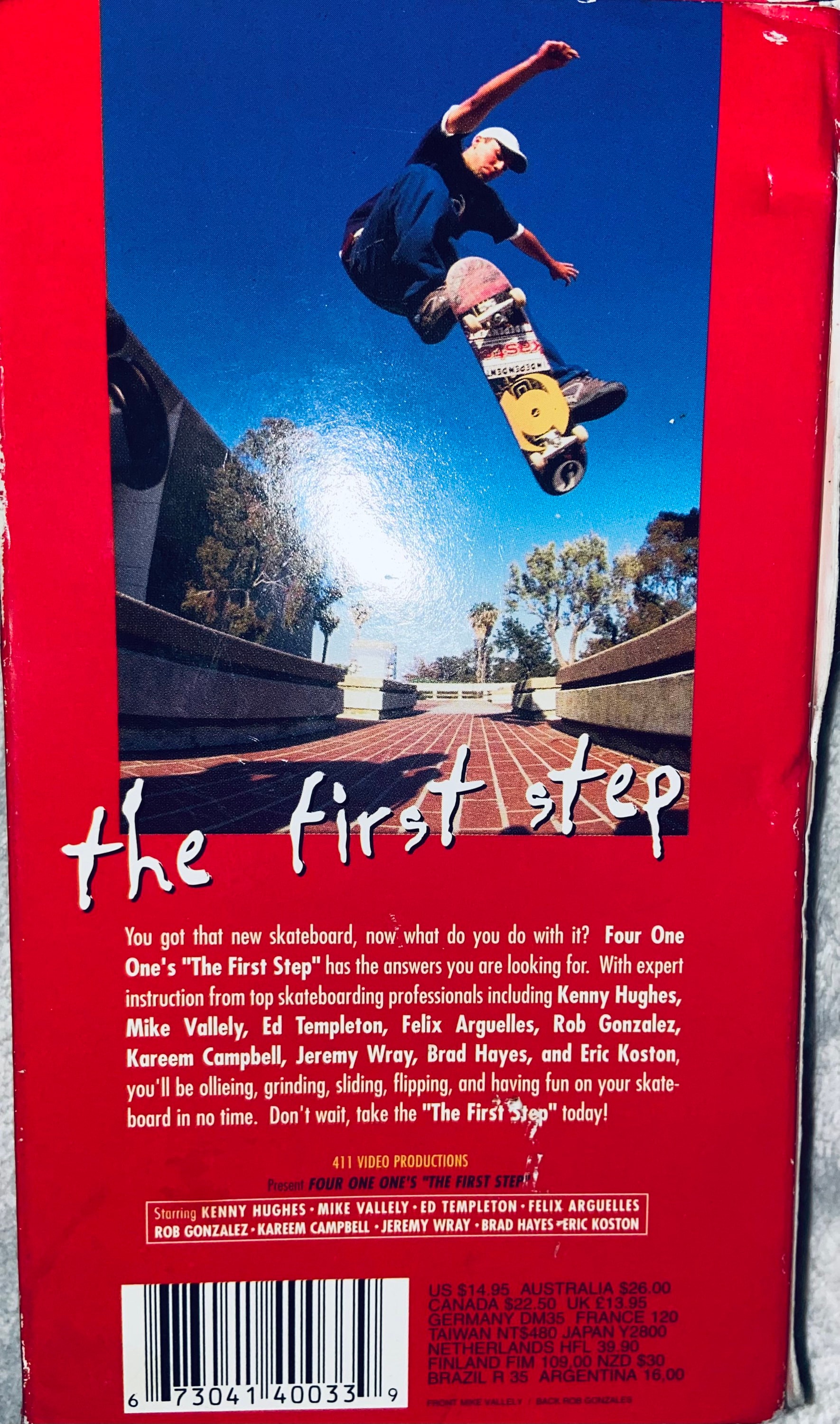 The First Step - Skateboarding Basics Instructional Video VHS