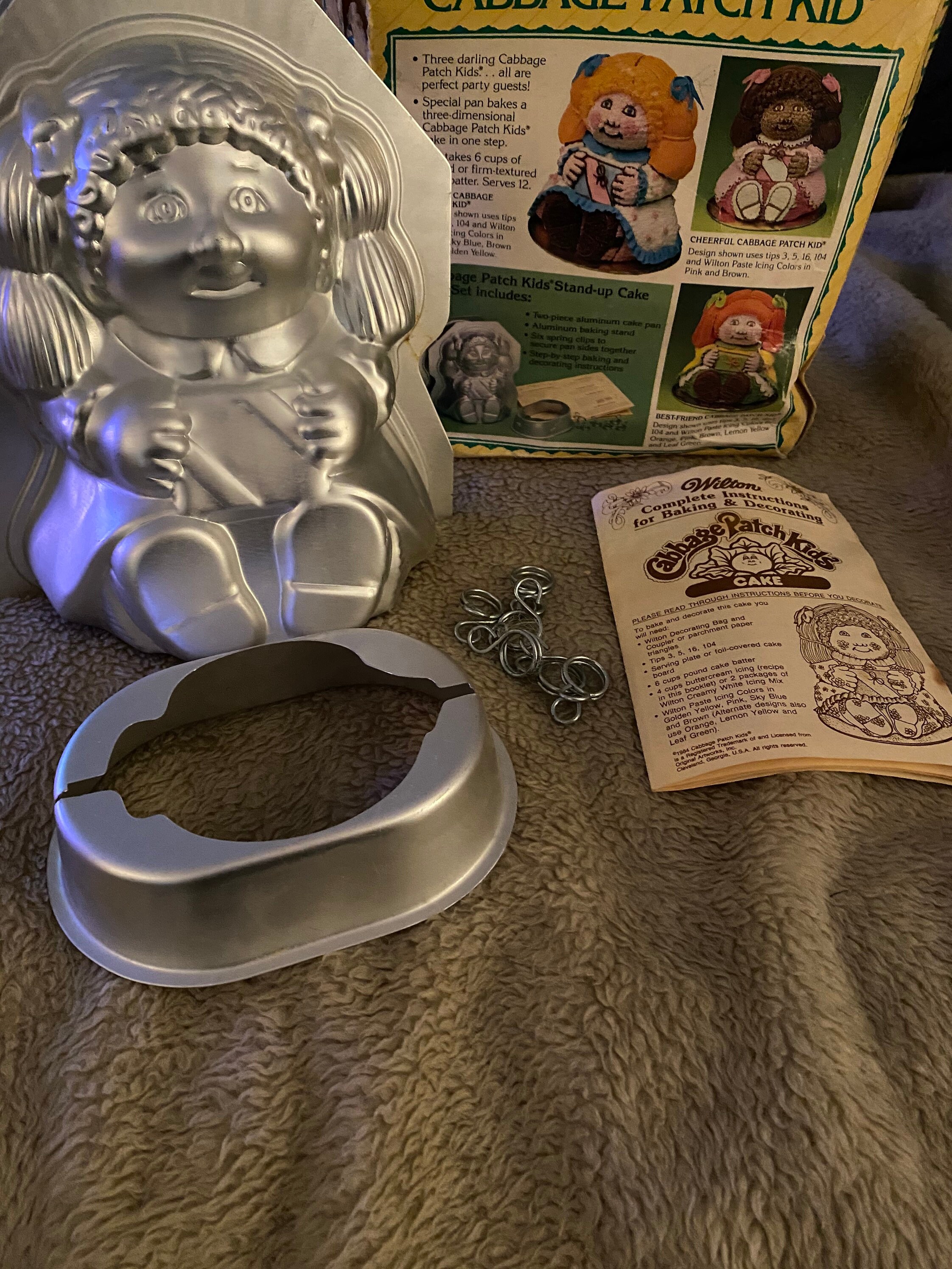 Cabbage Patch Cake Pan Set vintage by Wilton 1985 Complete New Etsy UK