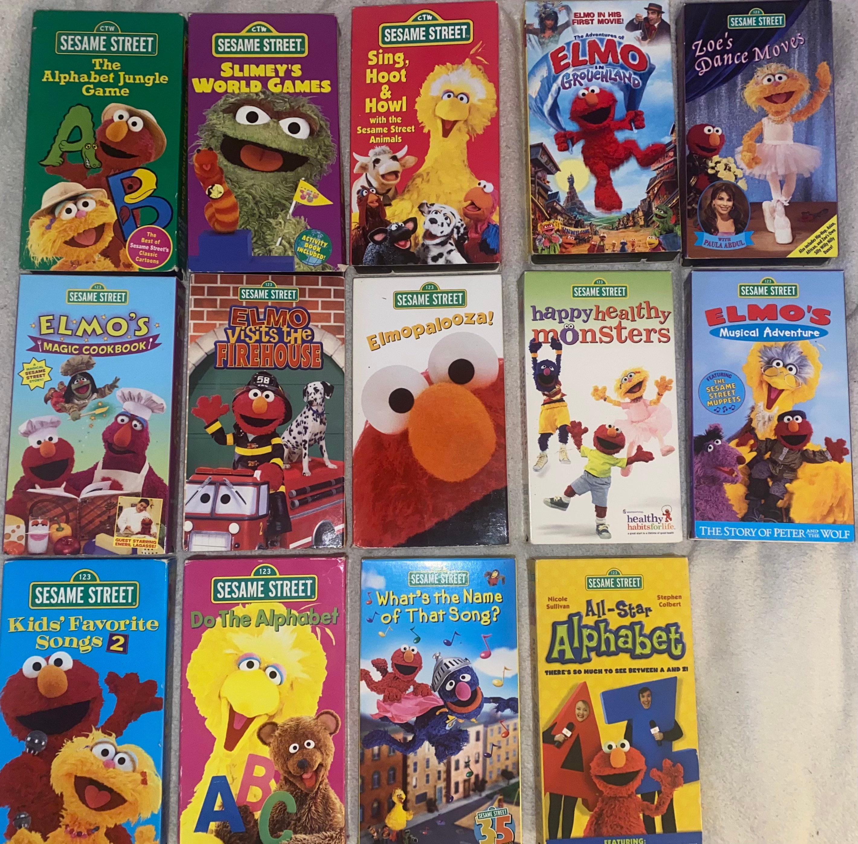 Sesame Street Dvd Vhs