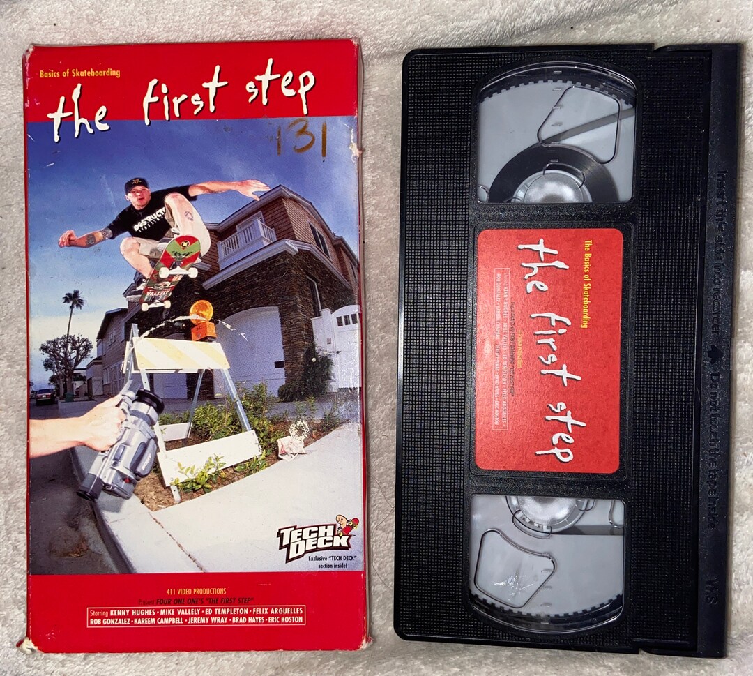 The First Step Skateboarding Basics Instructional Video VHS Movie by