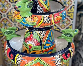 Talavera fountain