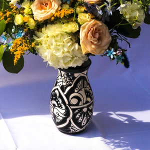 Florero elegante de talavera
