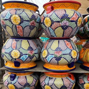 Talavera flower pot
