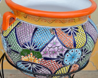 Maceta de talavera