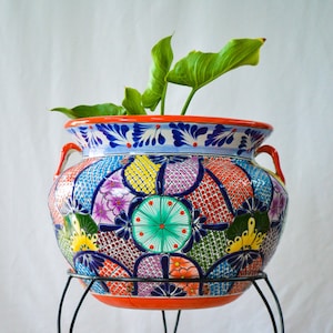Talavera flower pot