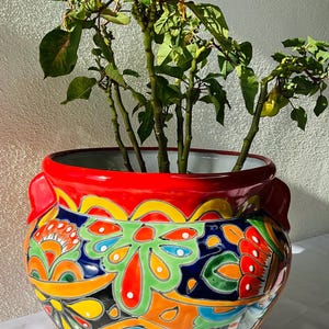 Talavera Small flower pot