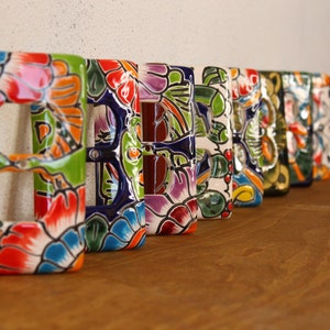 1 Talavera Mexican Pottery 3" X 5" light single outlet covers, wall art