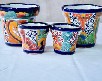 Talavera Smalls flower pots