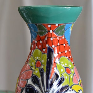 Elegant talavera vase