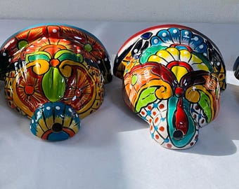 Maceta talavera de pared