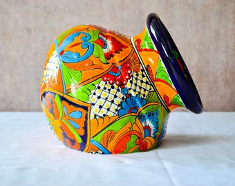 Talavera pot Sideway