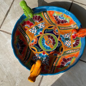 Talavera Mexican Pottery BIRD BATH zdjęcie 9