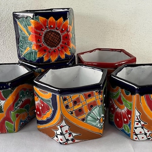 Talavera flower pots