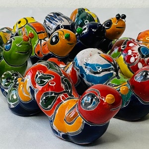 1 -Talavera little worms for wall