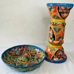 Bebedero más grande para pájaros de Talavera