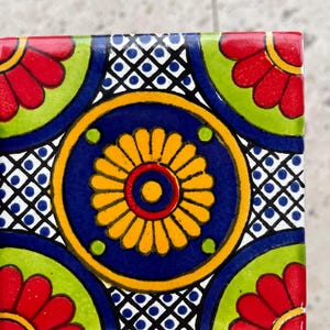 10 Mexican tiles  4x4&quot;