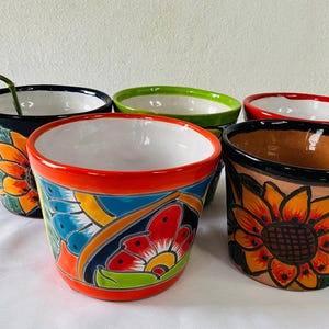 Talavera flower pots
